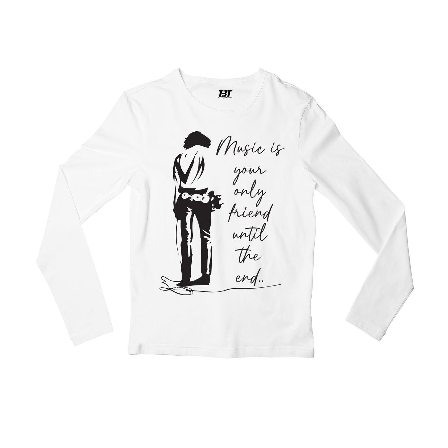 the doors your only friend full sleeves long sleeves music band buy online india the banyan tee tbt men women girls boys unisex white
