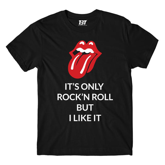 the rolling stones rock 'n roll t-shirt music band buy online india the banyan tee tbt men women girls boys unisex black