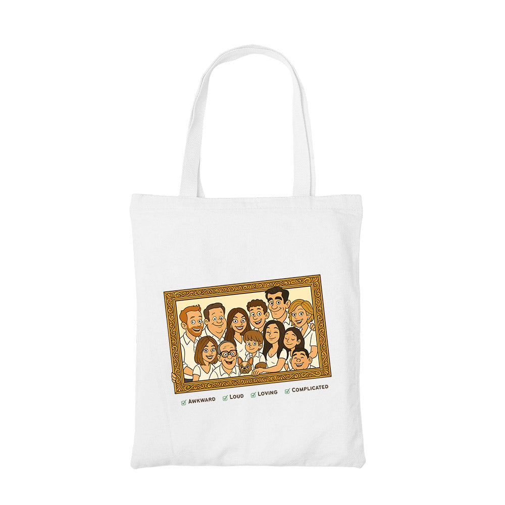 modern family the family frame tote bag cotton printed tv & movies buy online india the banyan tee tbt men women girls boys unisex