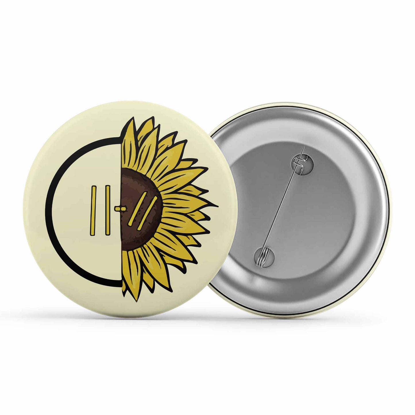twenty one pilots the sunflower badge pin button music band buy online india the banyan tee tbt men women girls boys unisex