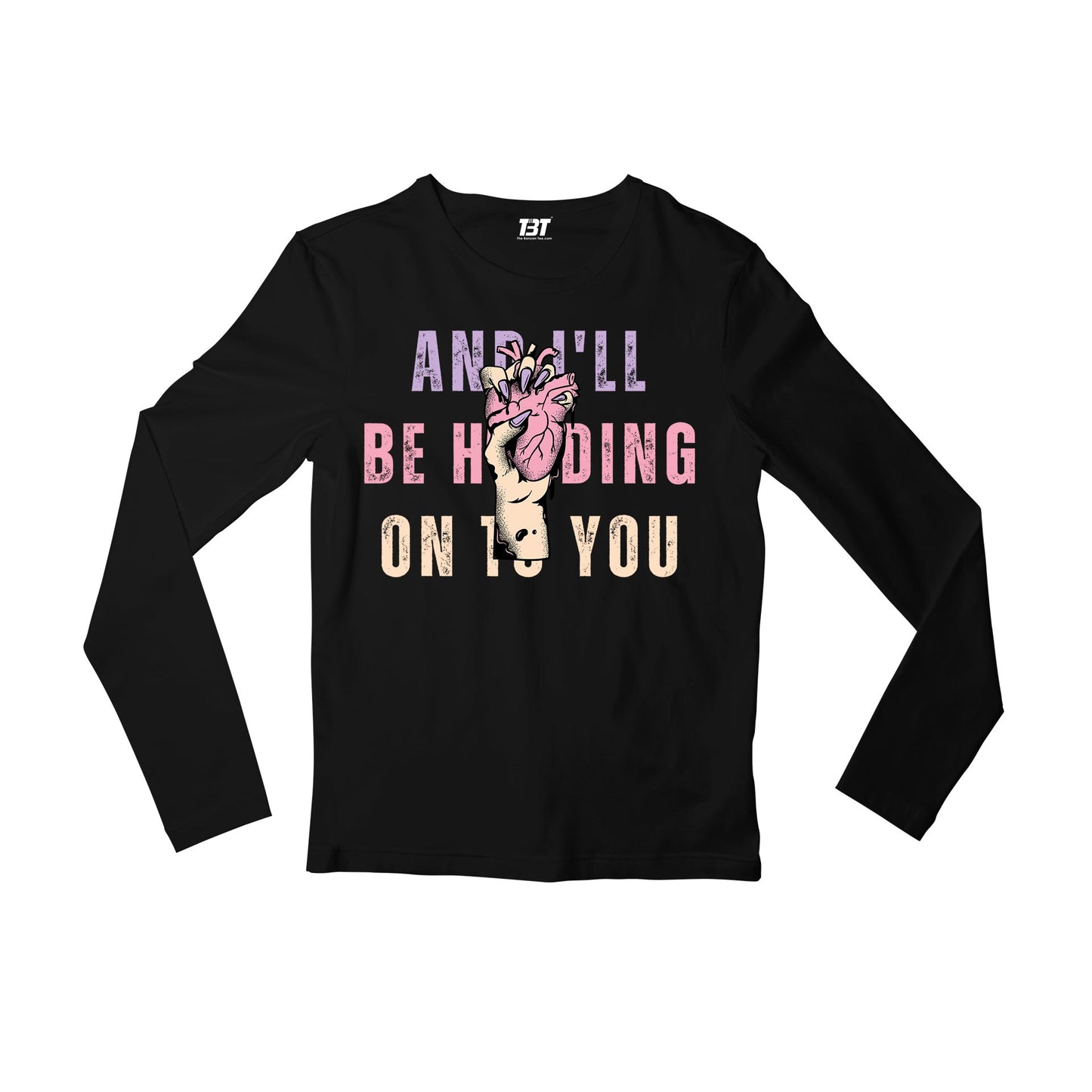 twenty one pilots holding on to you full sleeves long sleeves music band buy online india the banyan tee tbt men women girls boys unisex black