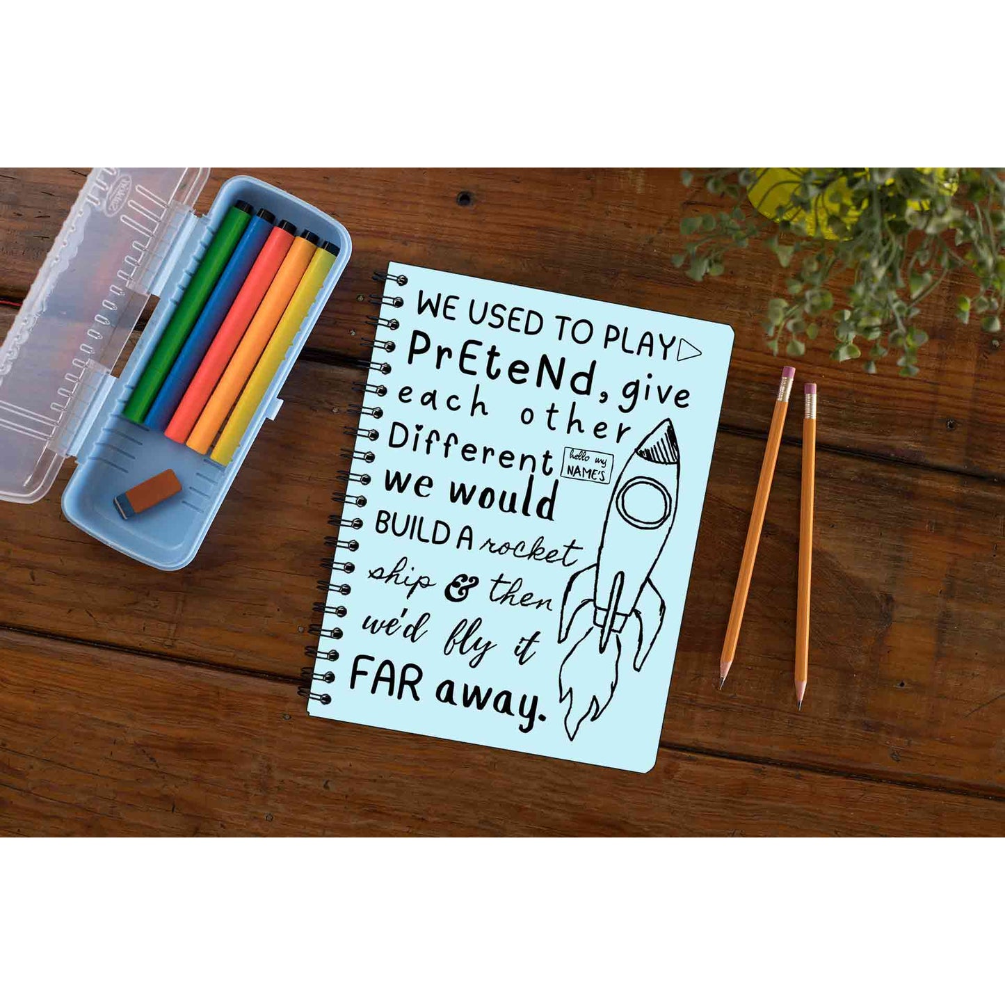 twenty one pilots stressed out doodle notebook notepad diary buy online india the banyan tee tbt unruled