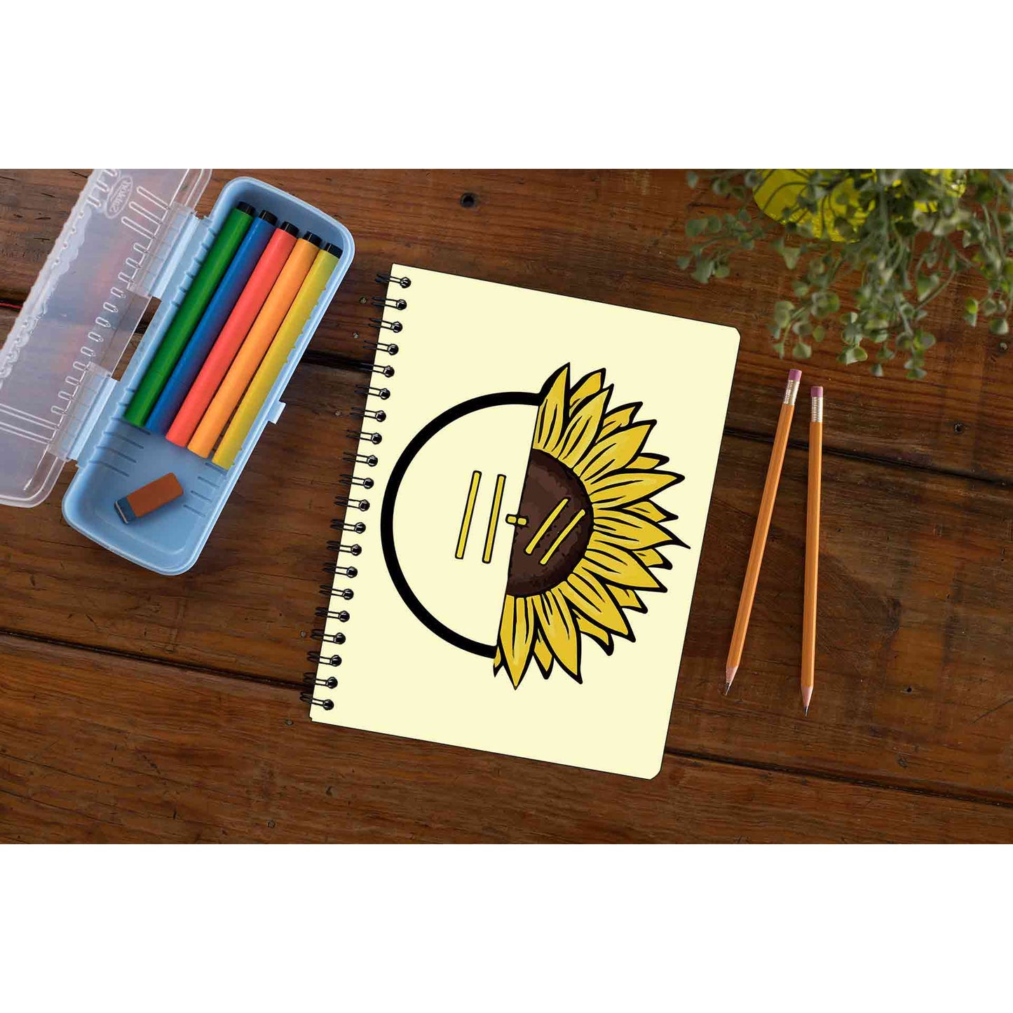 twenty one pilots the sunflower notebook notepad diary buy online india the banyan tee tbt unruled