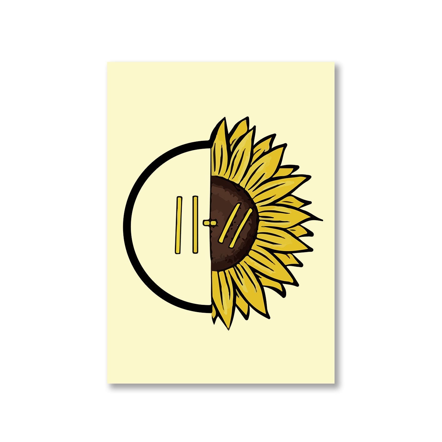 twenty one pilots the sunflower poster wall art buy online india the banyan tee tbt a4