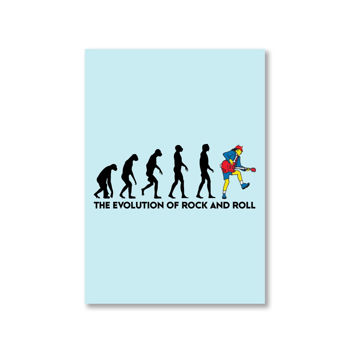 ac/dc the evolution of rock and roll poster wall art buy online india the banyan tee tbt a4