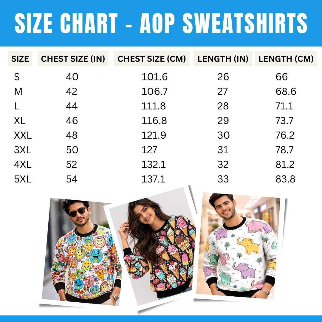 Custom Sweatshirt - All Over Printed