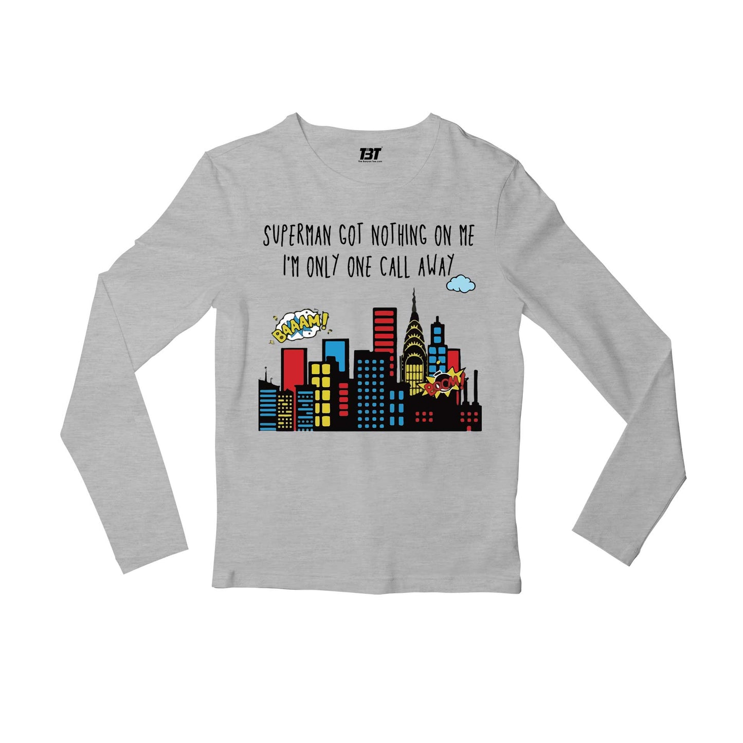 charlie puth one call away full sleeves long sleeves music band buy online india the banyan tee tbt men women girls boys unisex navy superman got nothing on me i'm only one call away