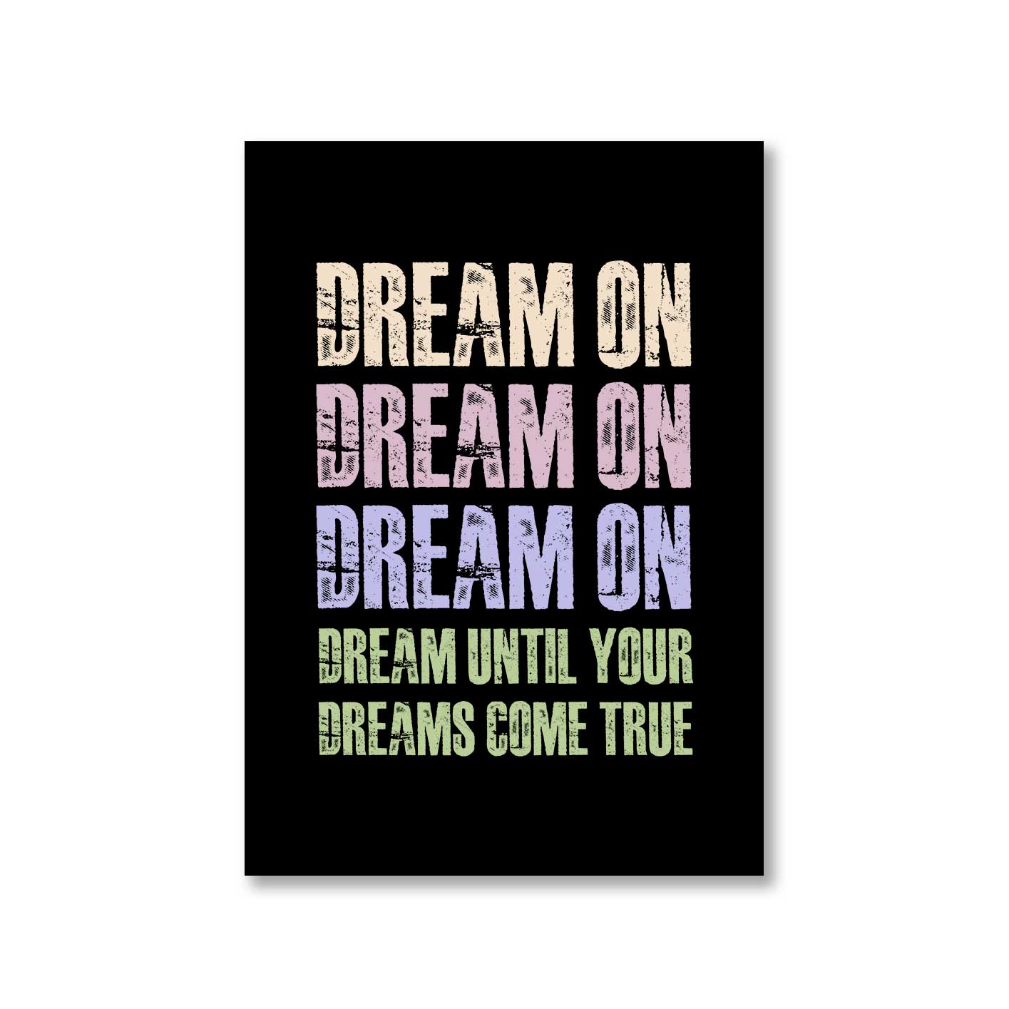 aerosmith dream on poster wall art buy online india the banyan tee tbt a4