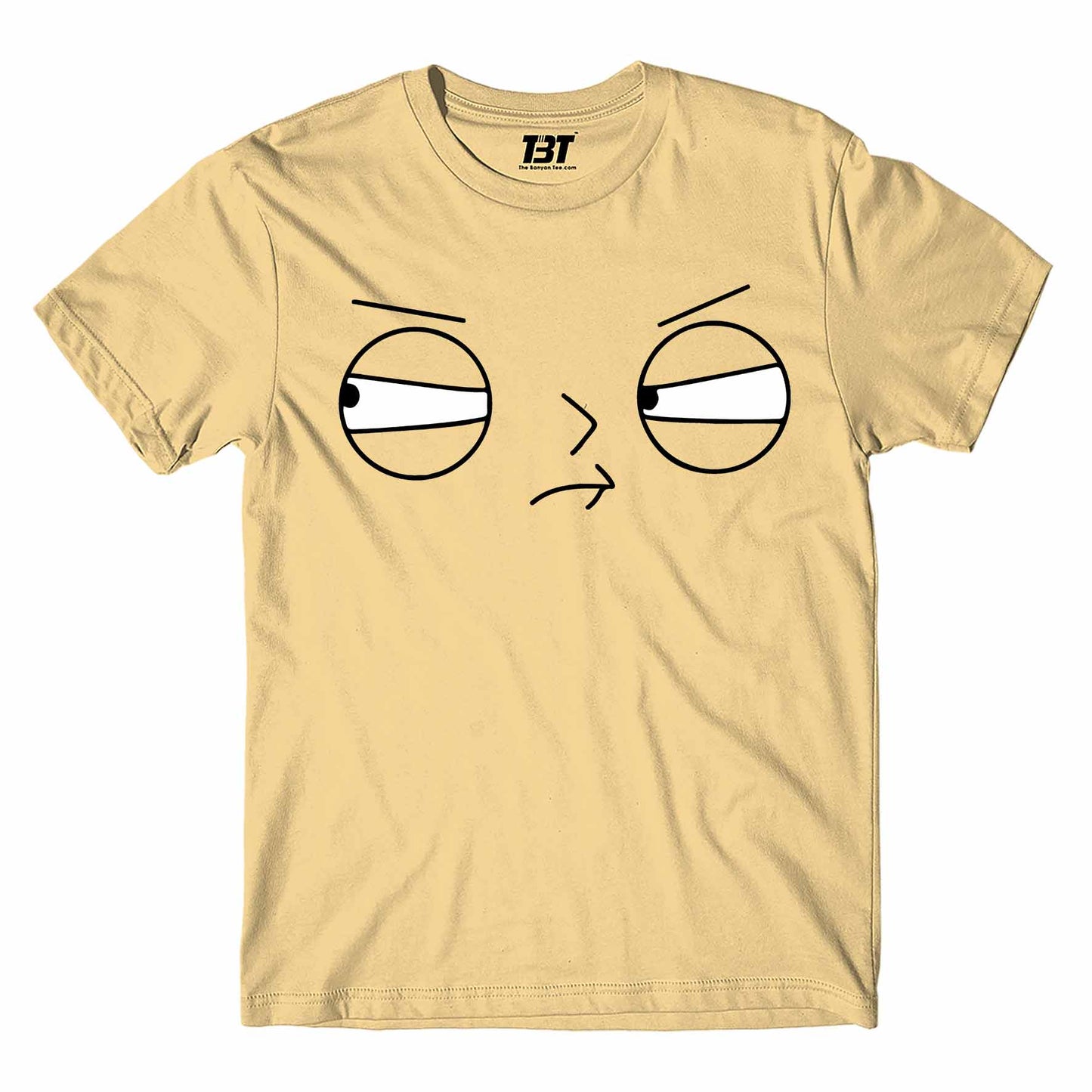 family guy stewie t-shirt tv & movies buy online india the banyan tee tbt men women girls boys unisex beige griffin