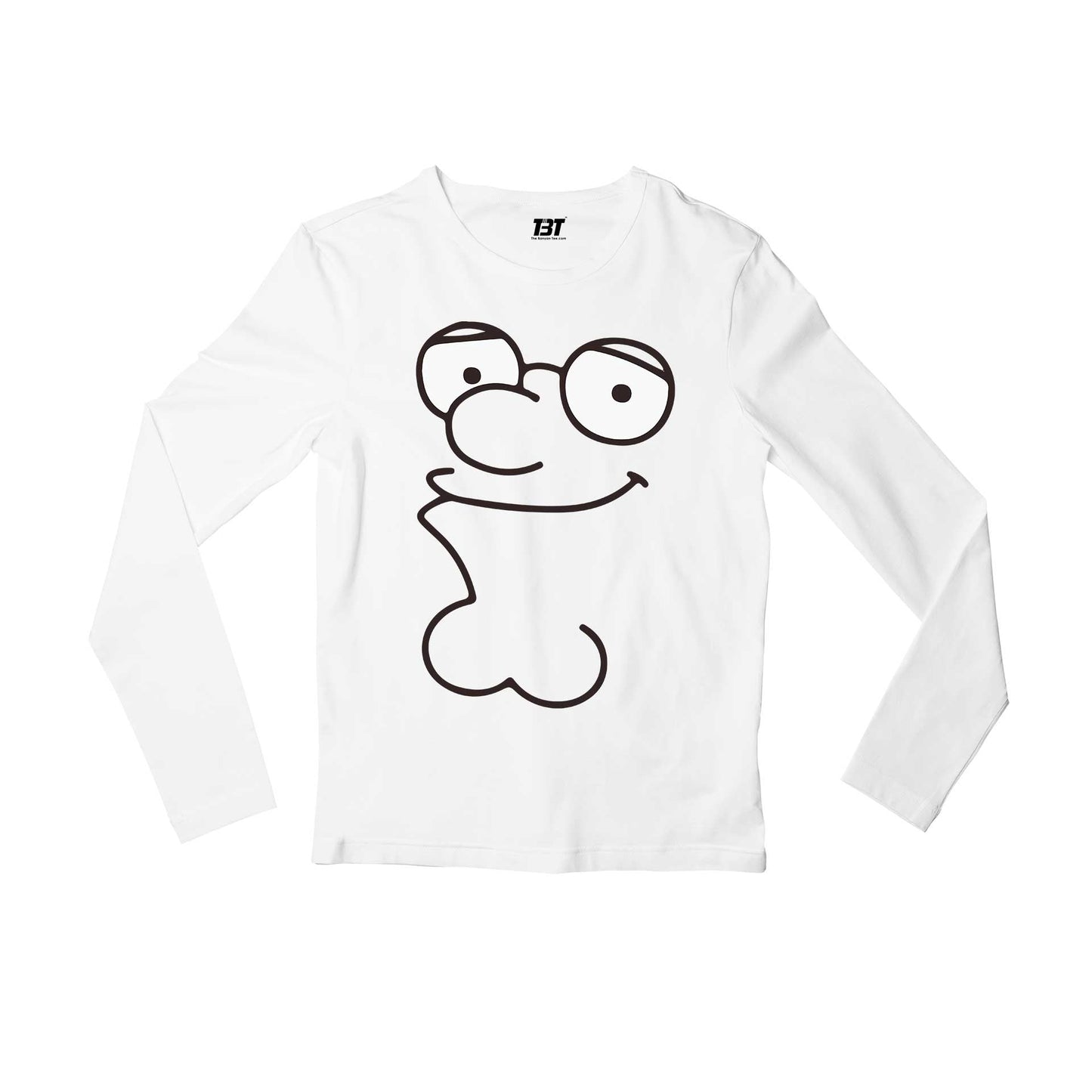 family guy peter full sleeves long sleeves tv & movies buy online india the banyan tee tbt men women girls boys unisex white griffin
