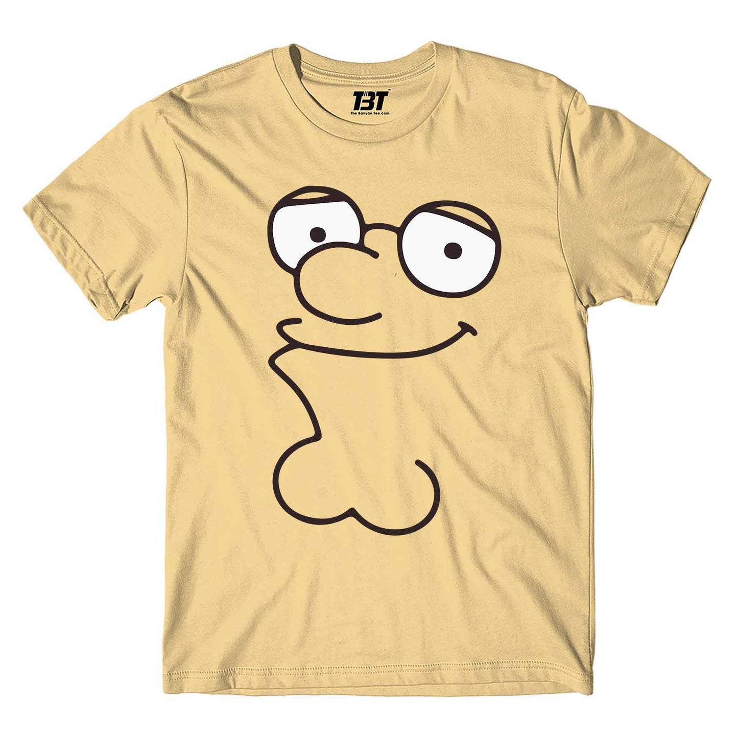 family guy peter t-shirt tv & movies buy online india the banyan tee tbt men women girls boys unisex beige griffin