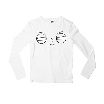 family guy stewie full sleeves long sleeves tv & movies buy online india the banyan tee tbt men women girls boys unisex white griffin