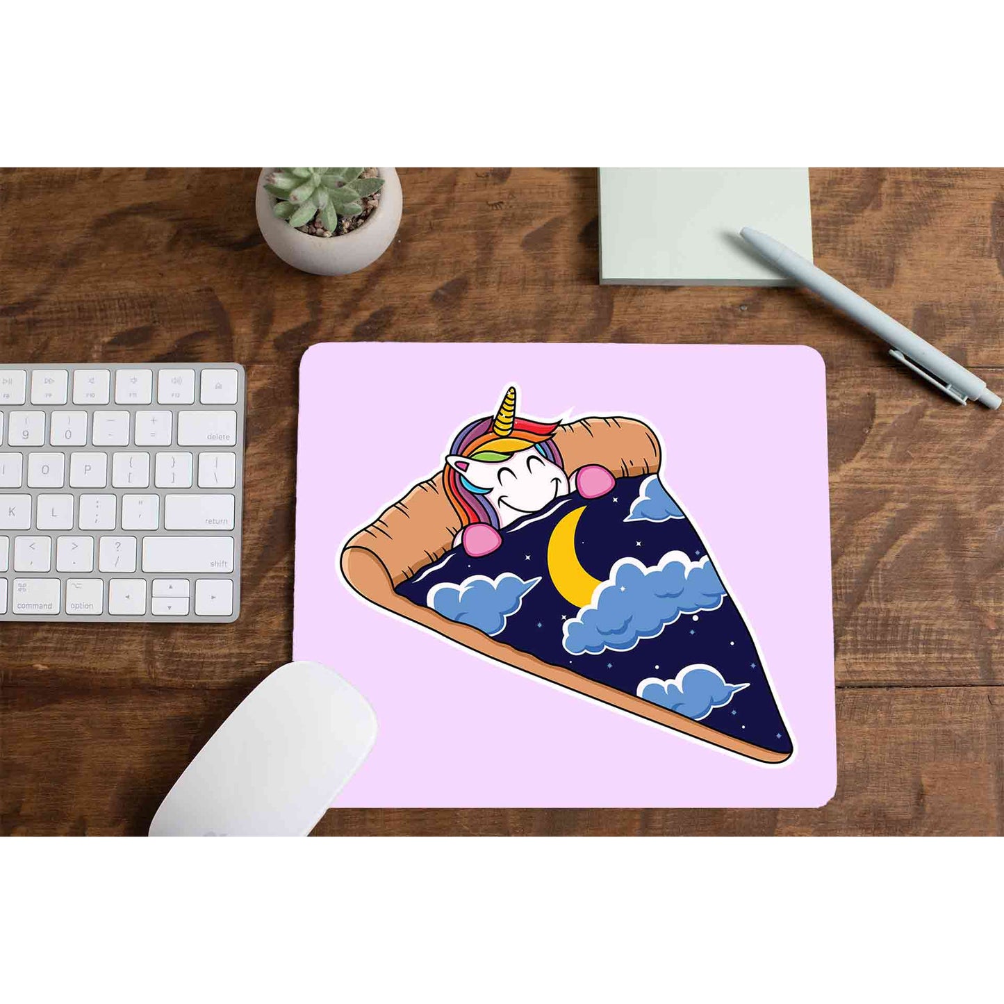 printed unicorn pizza slice mousepad logitech large anime printed graphic stylish buy online india the banyan tee tbt men women girls boys unisex