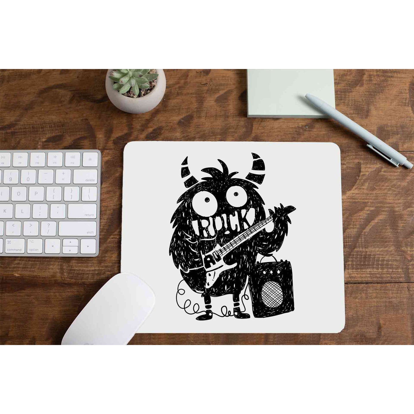 printed rock monster mousepad logitech large anime printed graphic stylish buy online india the banyan tee tbt men women girls boys unisex