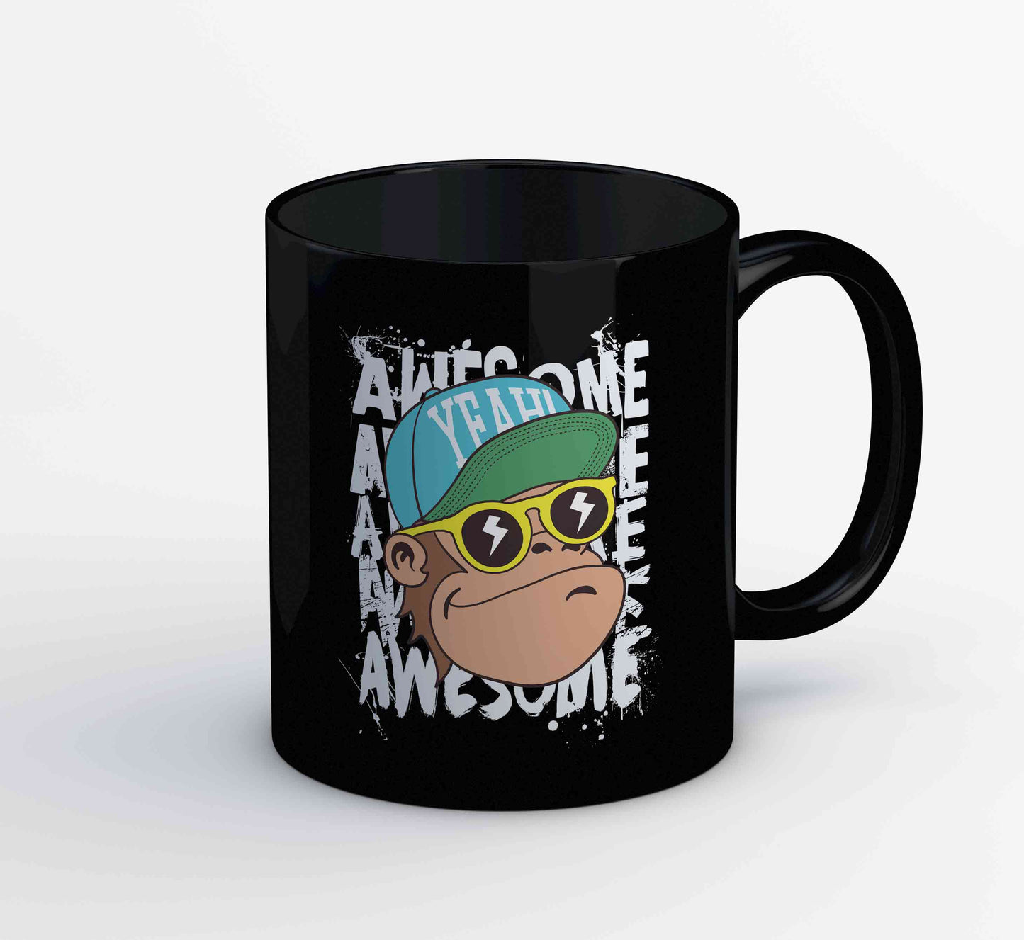 printed awesome chimp mug coffee ceramic printed graphic stylish buy online india the banyan tee tbt men women girls boys unisex