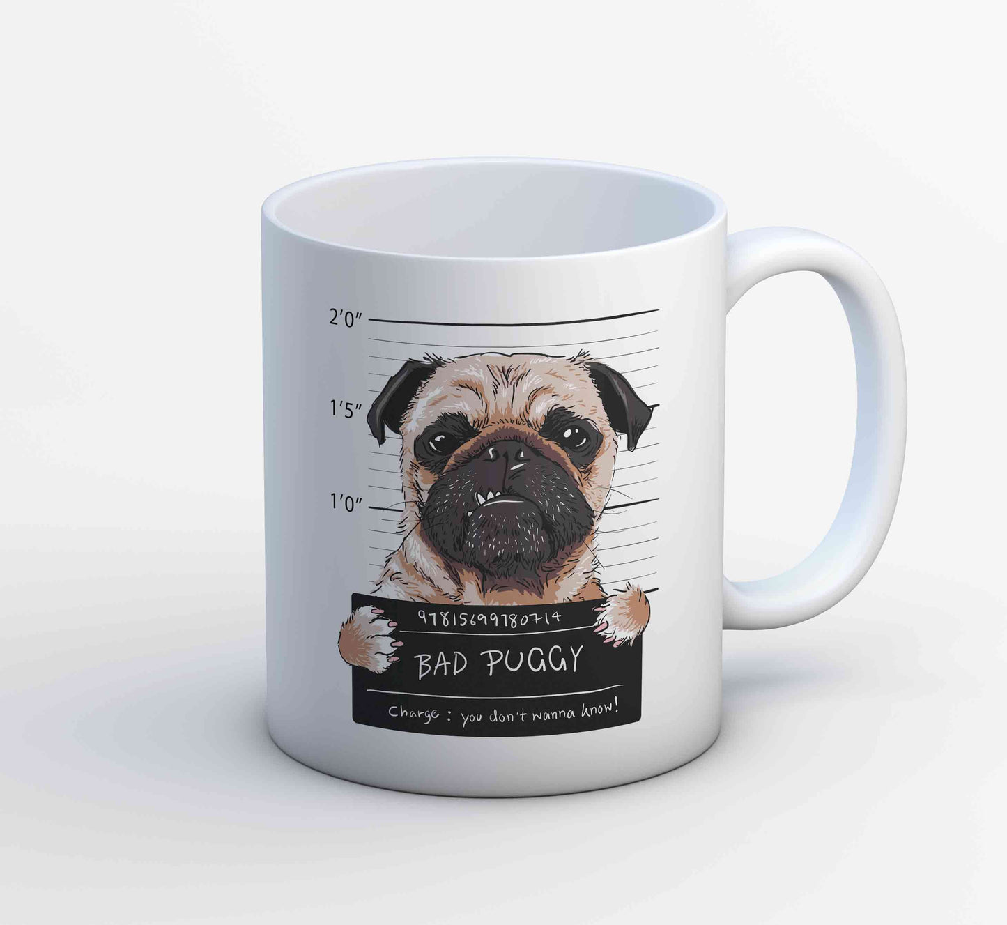 printed bad puggy mug coffee ceramic printed graphic stylish buy online india the banyan tee tbt men women girls boys unisex