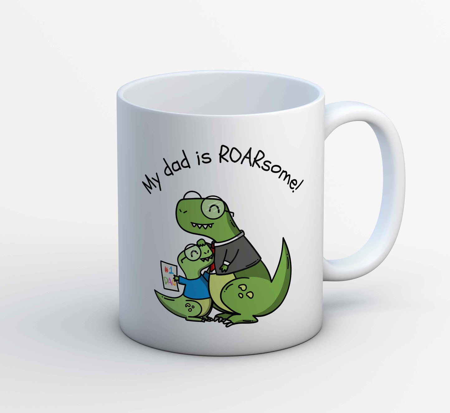 printed my dad is roarsome mug coffee ceramic printed graphic stylish buy online india the banyan tee tbt men women girls boys unisex