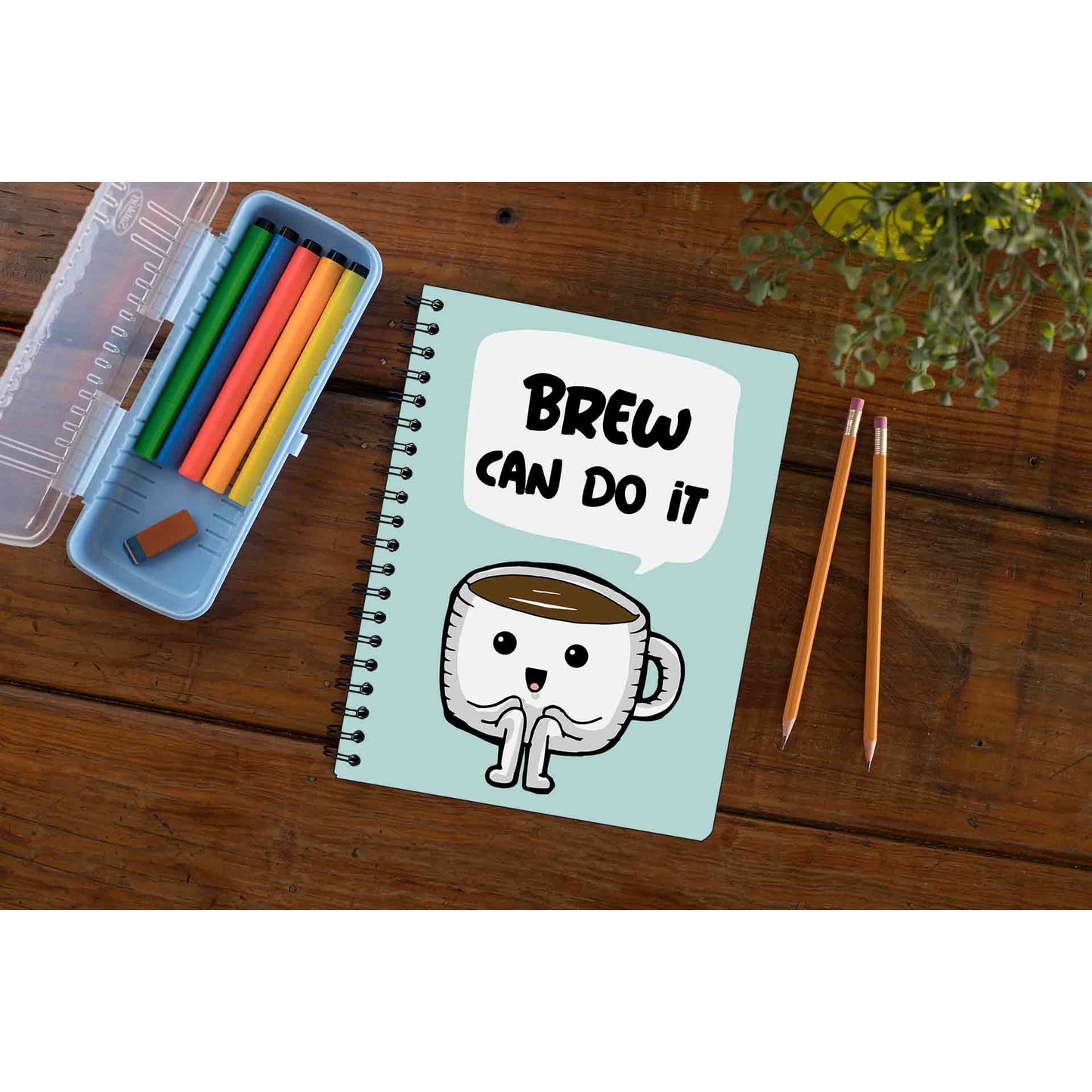 printed brew can do it notebook notepad diary buy online india the banyan tee tbt unruled