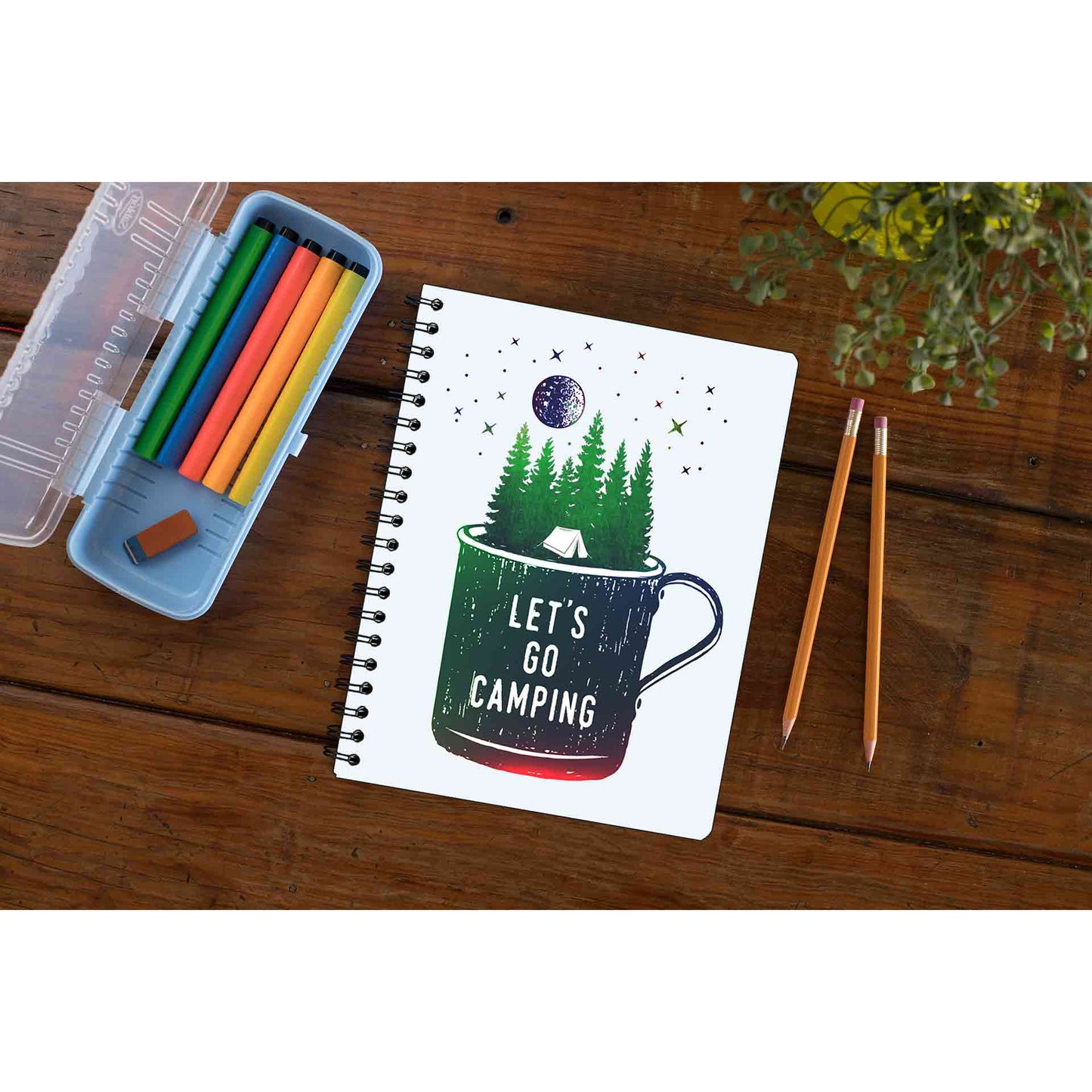 printed let's go camping notebook notepad diary buy online india the banyan tee tbt unruled