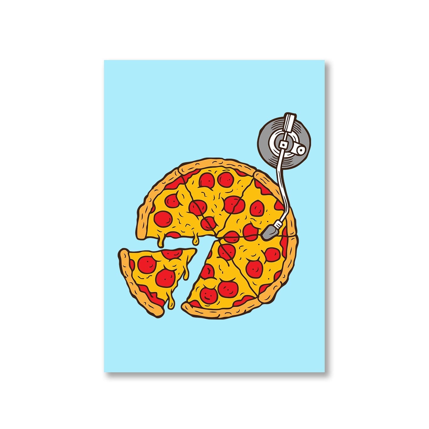 printed musical slice poster wall art buy online india the banyan tee tbt a4