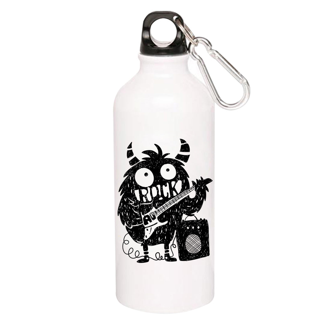 printed rock monster sipper steel water bottle flask gym shaker printed graphic stylish buy online india the banyan tee tbt men women girls boys unisex