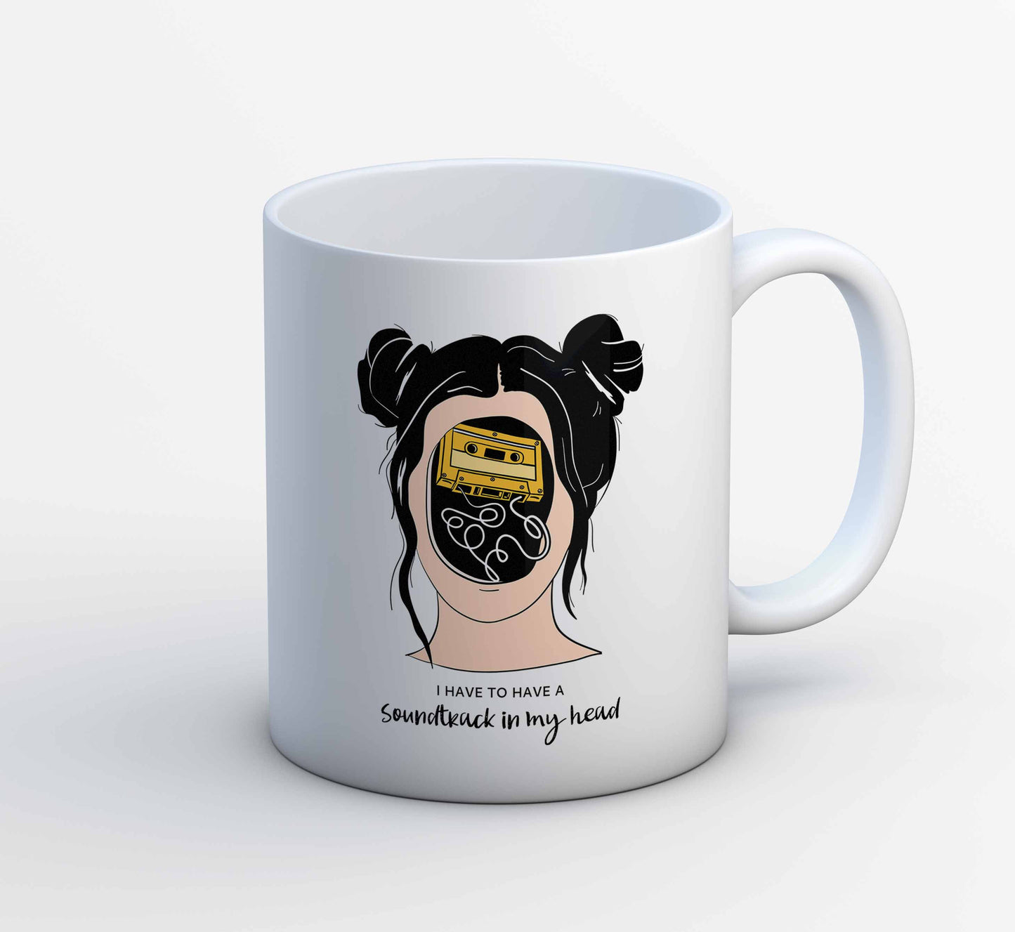 printed soundtrack in my head mug coffee ceramic printed graphic stylish buy online india the banyan tee tbt men women girls boys unisex