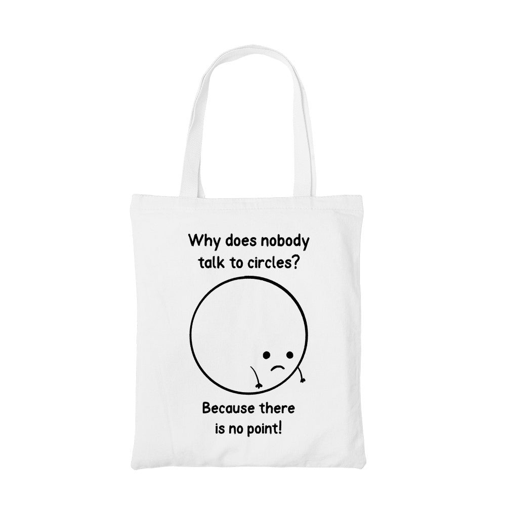 printed there's no point tote bag cotton printed printed graphic stylish buy online india the banyan tee tbt men women girls boys unisex