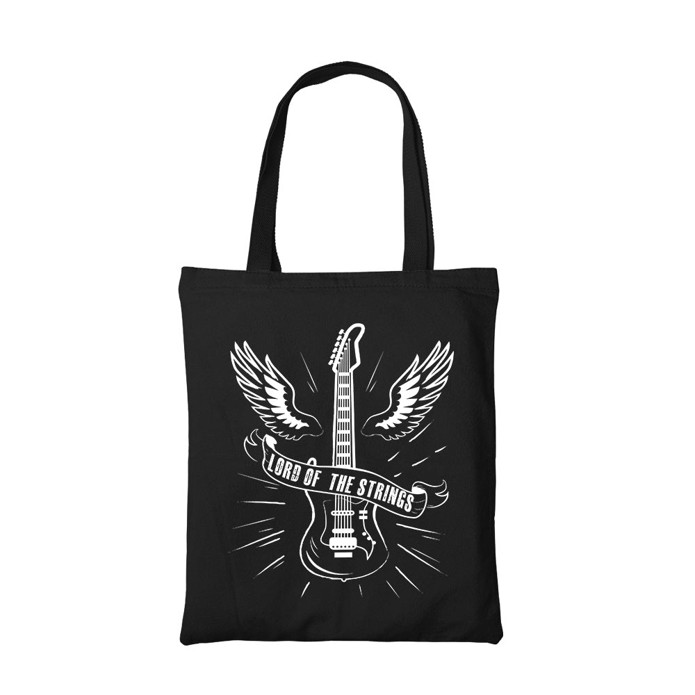 printed lord of the strings tote bag cotton printed printed graphic stylish buy online india the banyan tee tbt men women girls boys unisex
