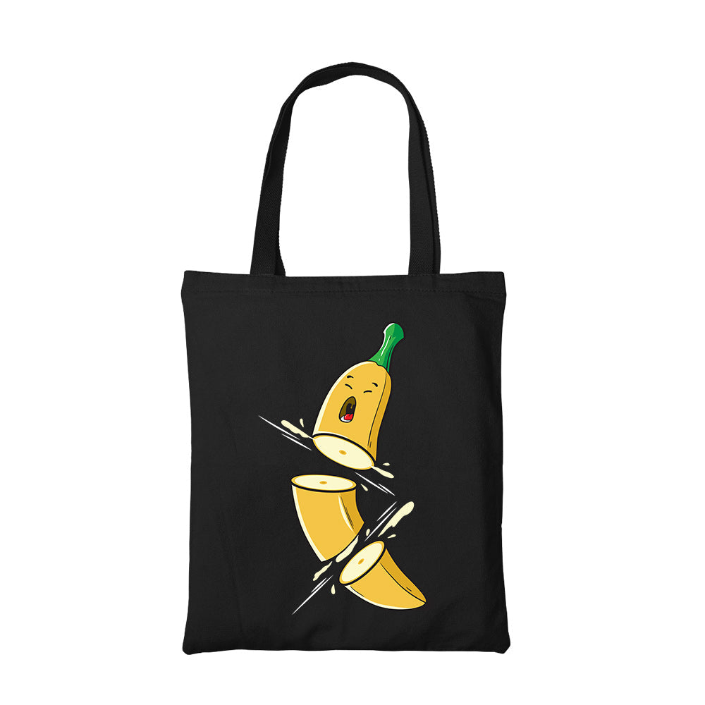 printed sad banana tote bag cotton printed printed graphic stylish buy online india the banyan tee tbt men women girls boys unisex