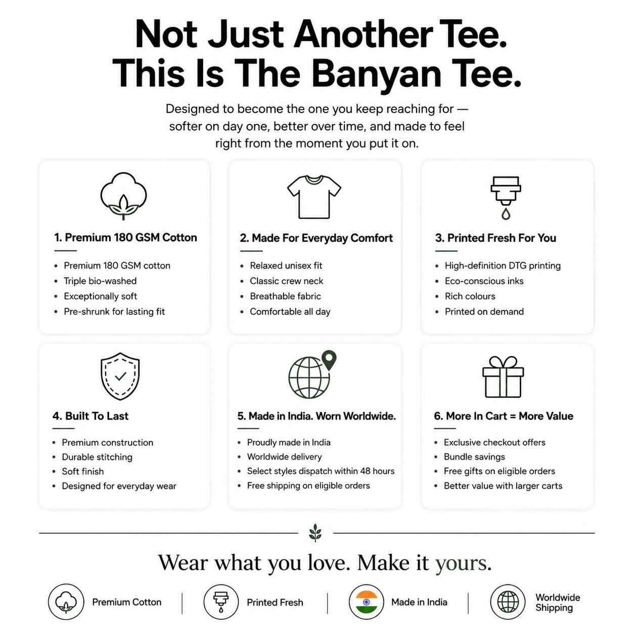 T shirt - Basic Human Needs