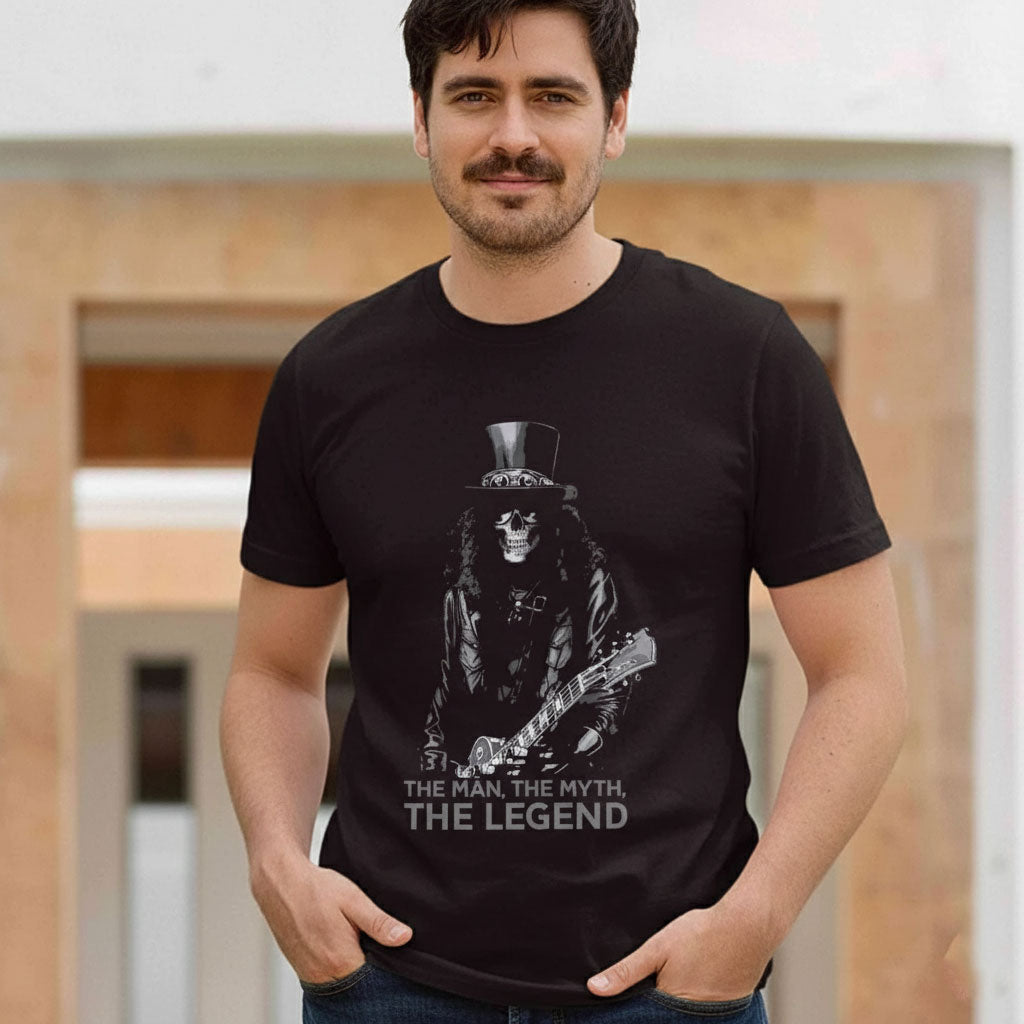 Guns N' Roses T shirt - The Legend - Slash 100% Cotton | Soft