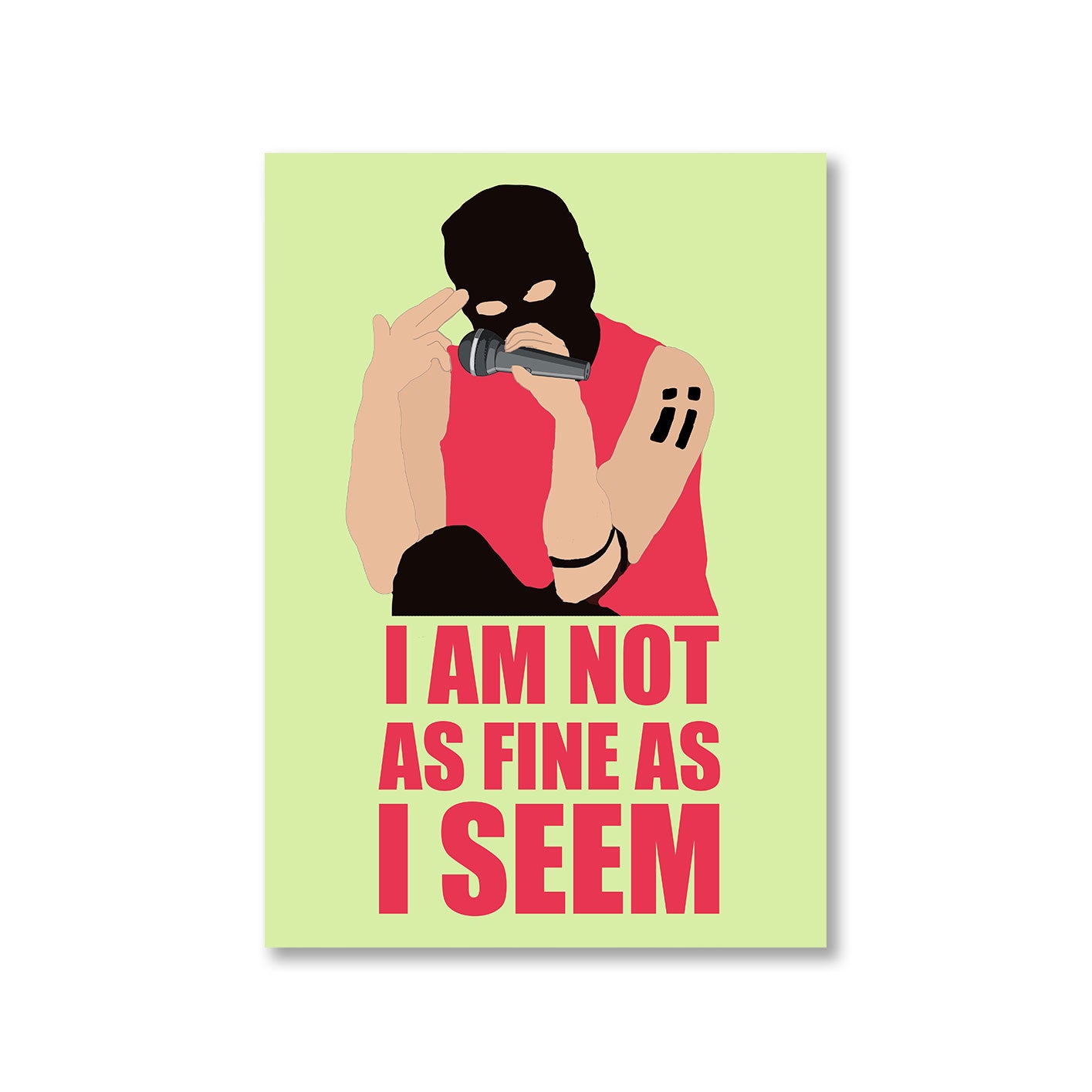 twenty one pilots migraine poster wall art buy online india the banyan tee tbt a4