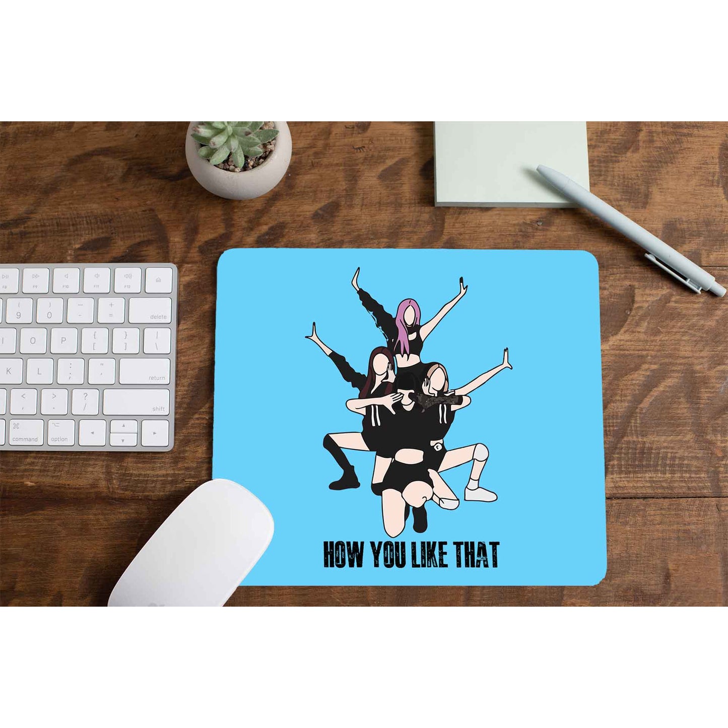 black pink how you like that mousepad logitech large anime music band buy online india the banyan tee tbt men women girls boys unisex song k pop jennie lisa jisoo rose