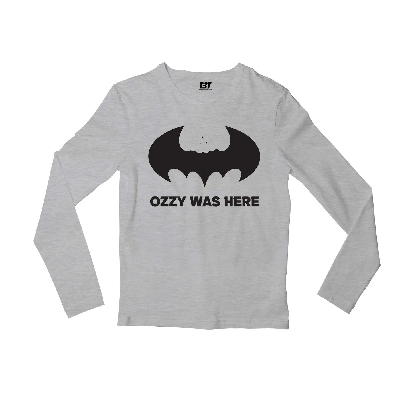 black sabbath ozzy was here full sleeves long sleeves music band buy online india the banyan tee tbt men women girls boys unisex gray