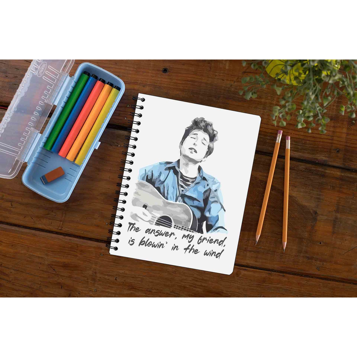 bob dylan blowin' in the wind notebook notepad diary buy online india the banyan tee tbt unruled