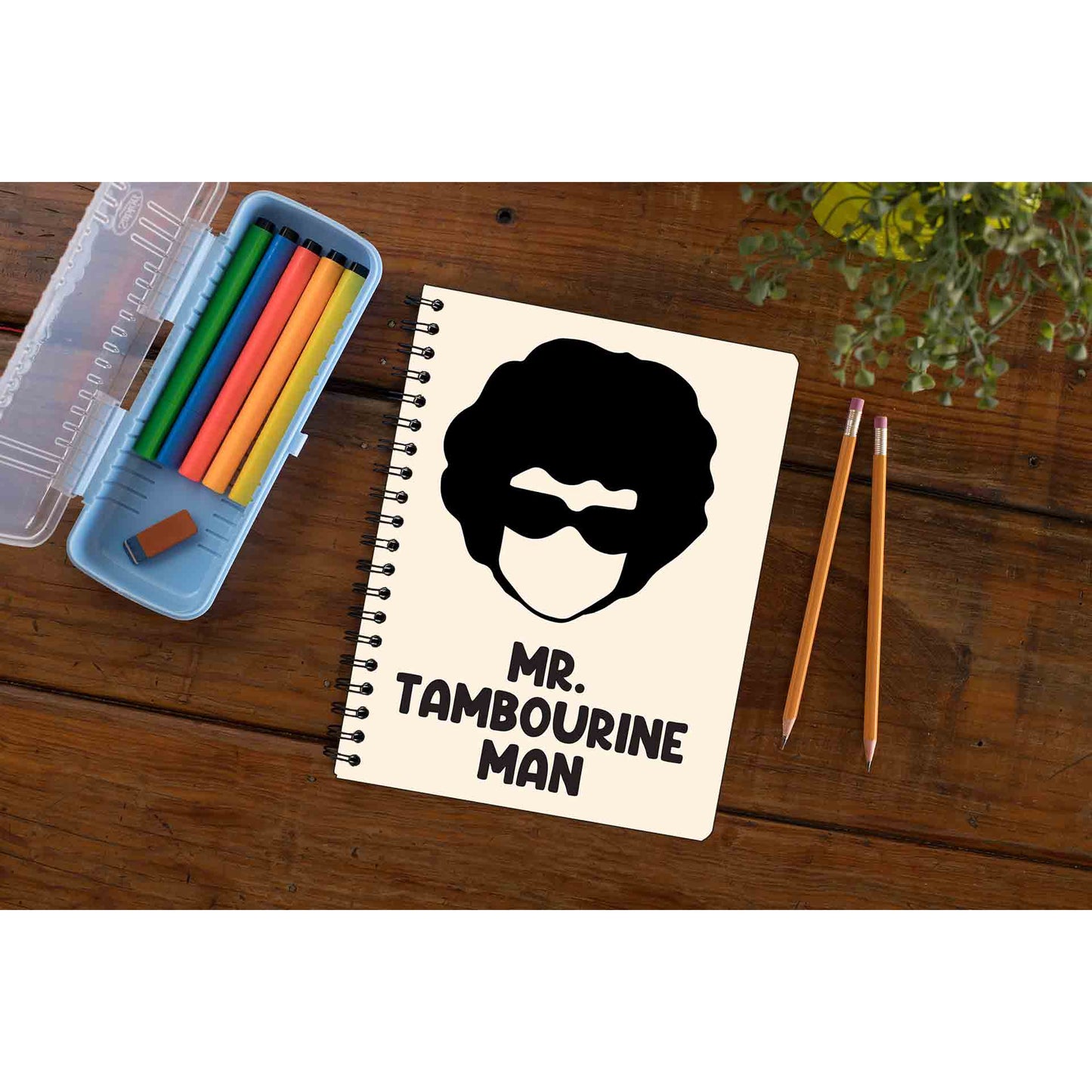 bob dylan mr. tambourine man notebook notepad diary buy online india the banyan tee tbt unruled