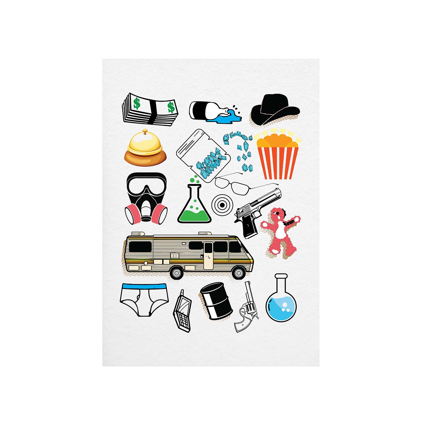 Breaking Bad Poster by The Banyan Tee TBT