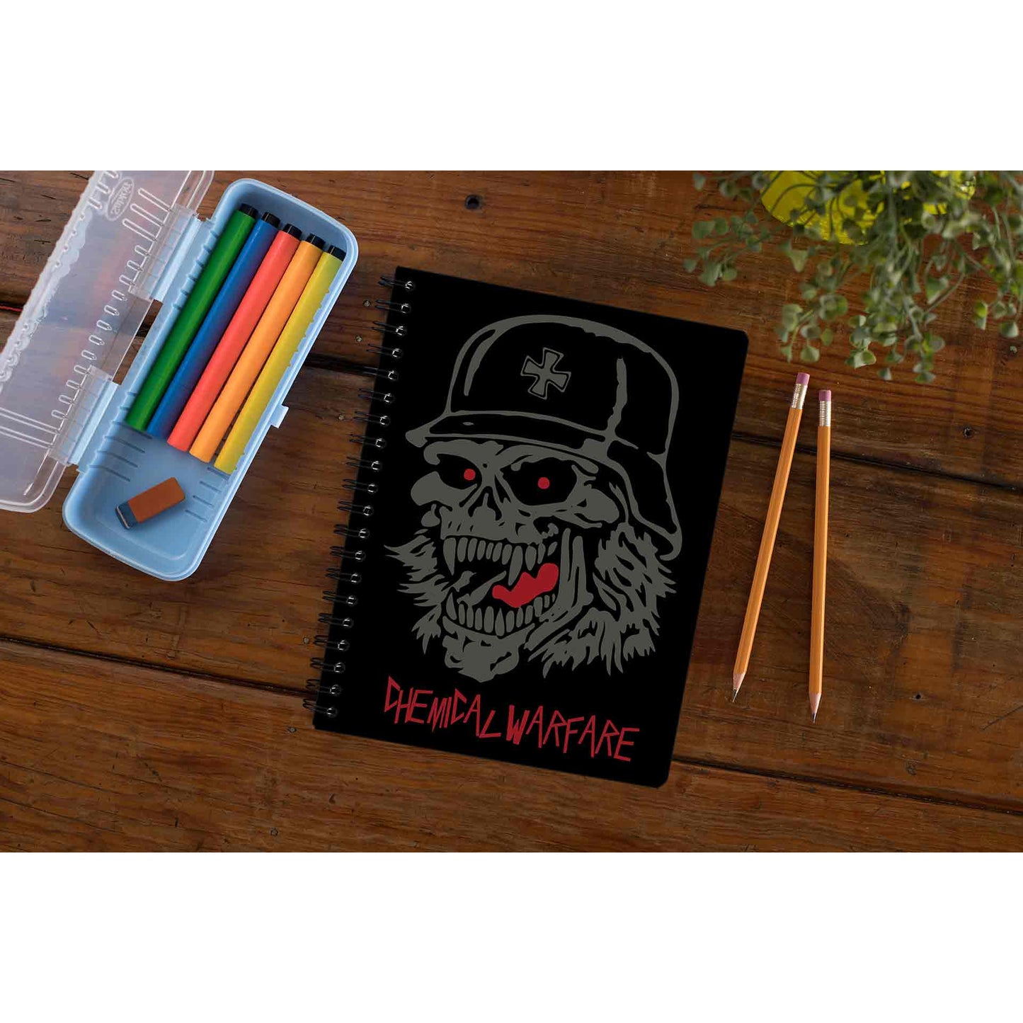 slayer chemical warfare notebook notepad diary buy online india the banyan tee tbt unruled