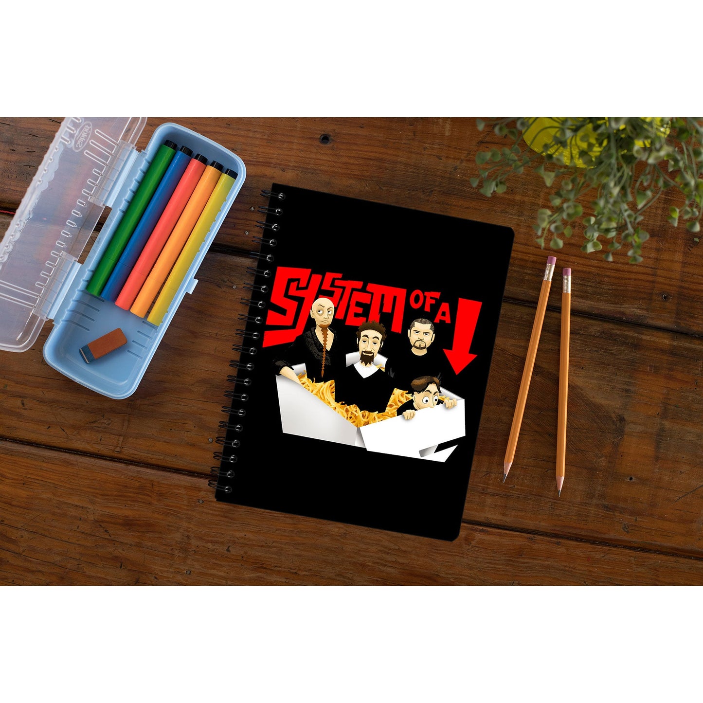 system of a down chopsuey cartoon notebook notepad diary buy online india the banyan tee tbt unruled