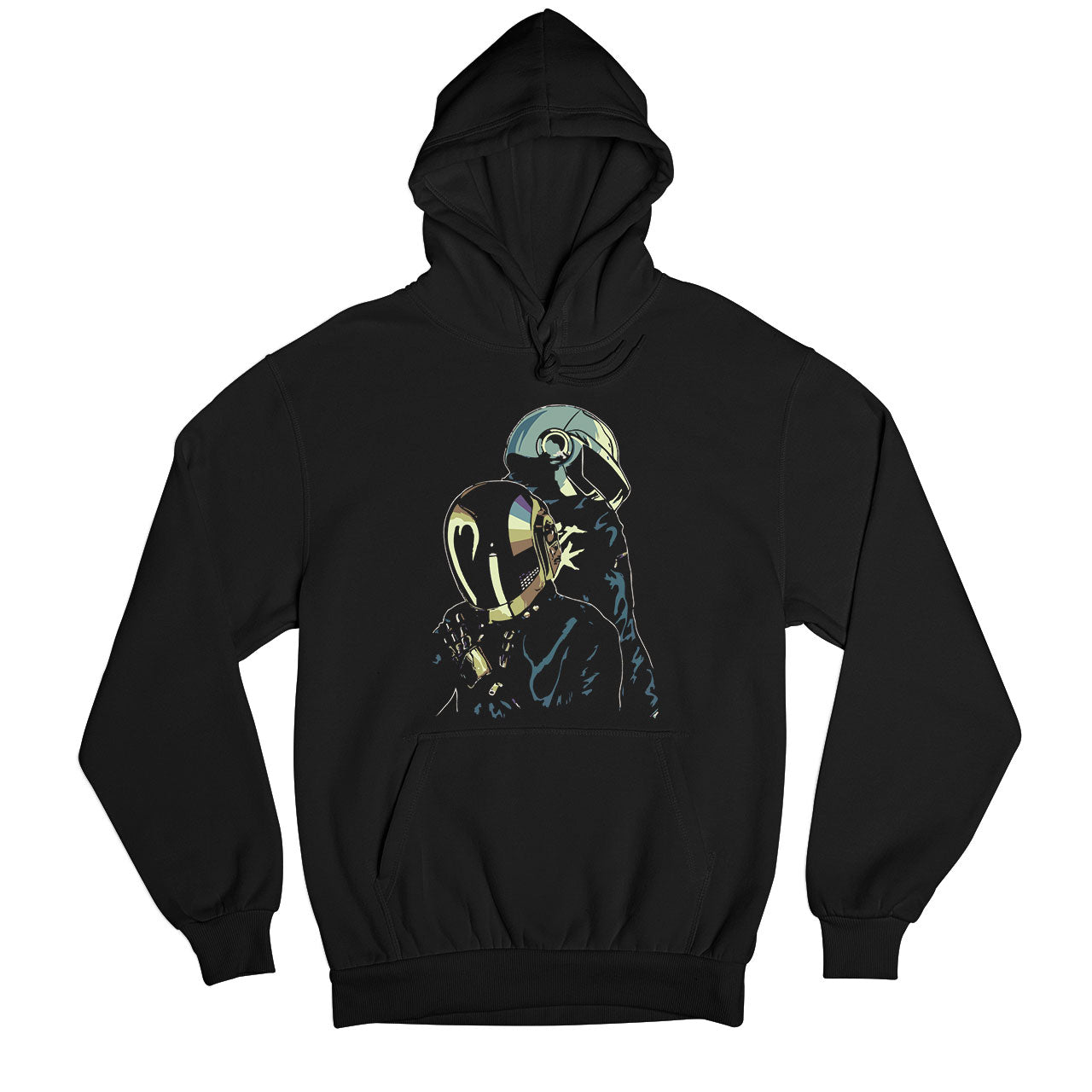 daft punk the duo hoodie hooded sweatshirt winterwear music band buy online india the banyan tee tbt men women girls boys unisex black