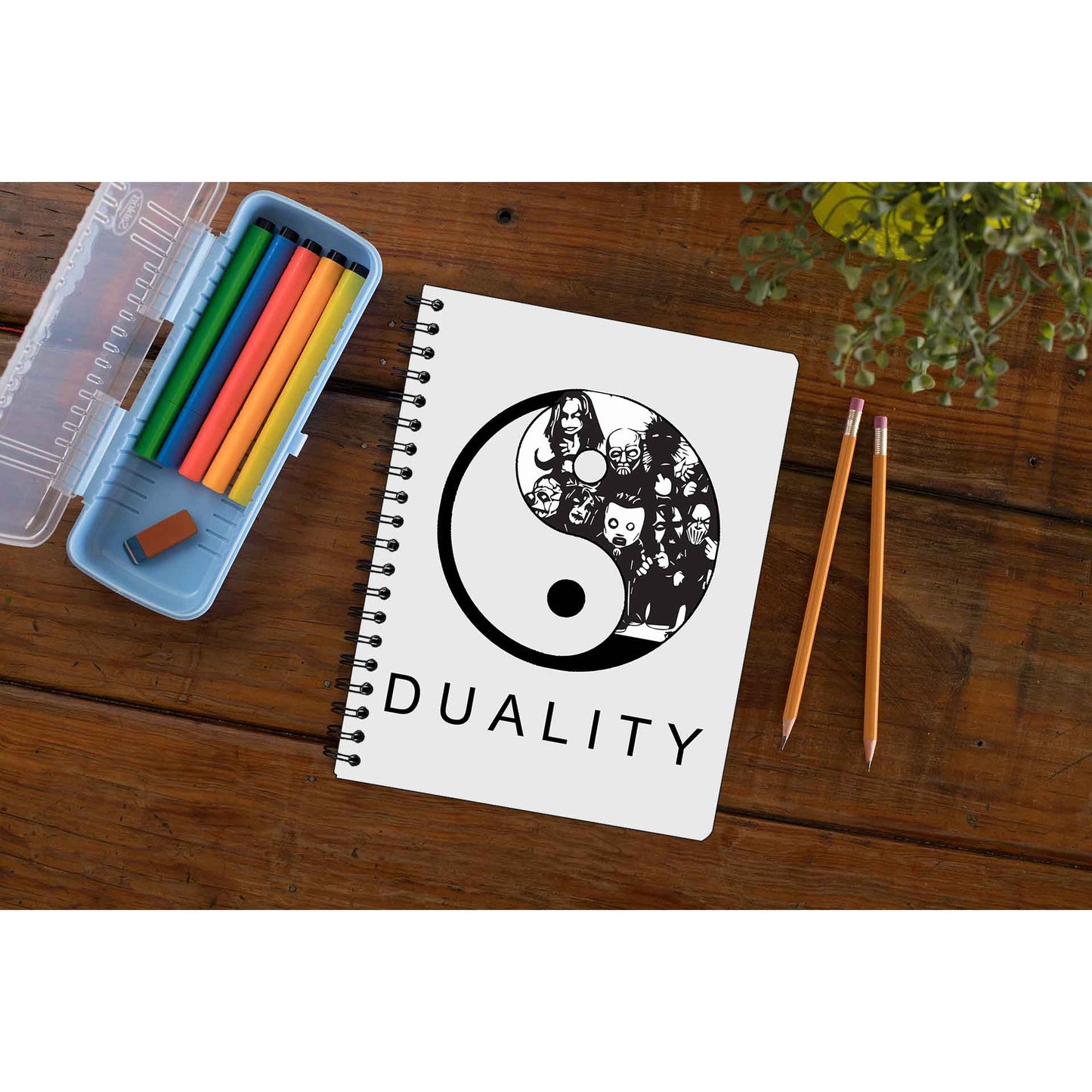 slipknot duality notebook notepad diary buy online india the banyan tee tbt unruled