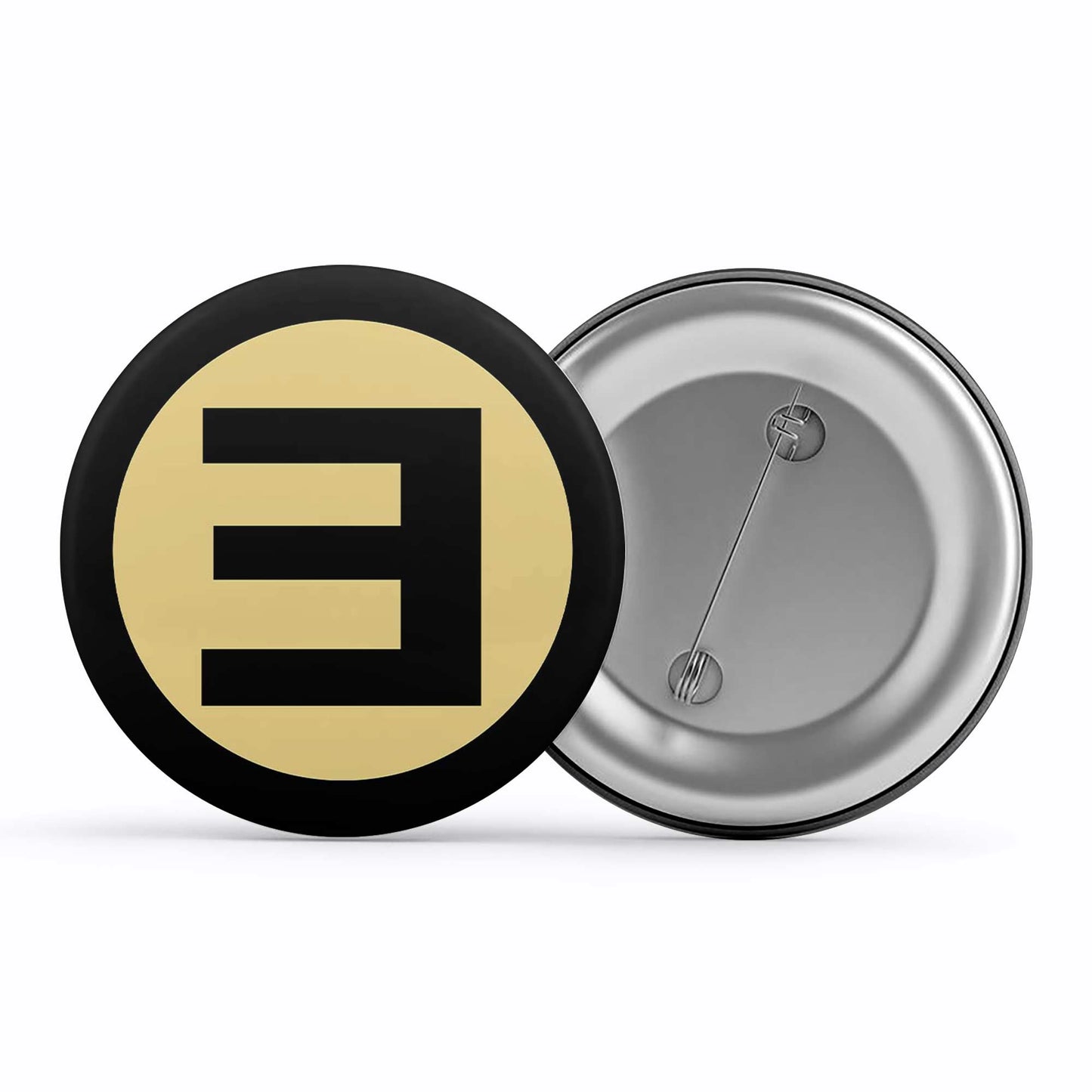 eminem e badge pin button music band buy online india the banyan tee tbt men women girls boys unisex icon