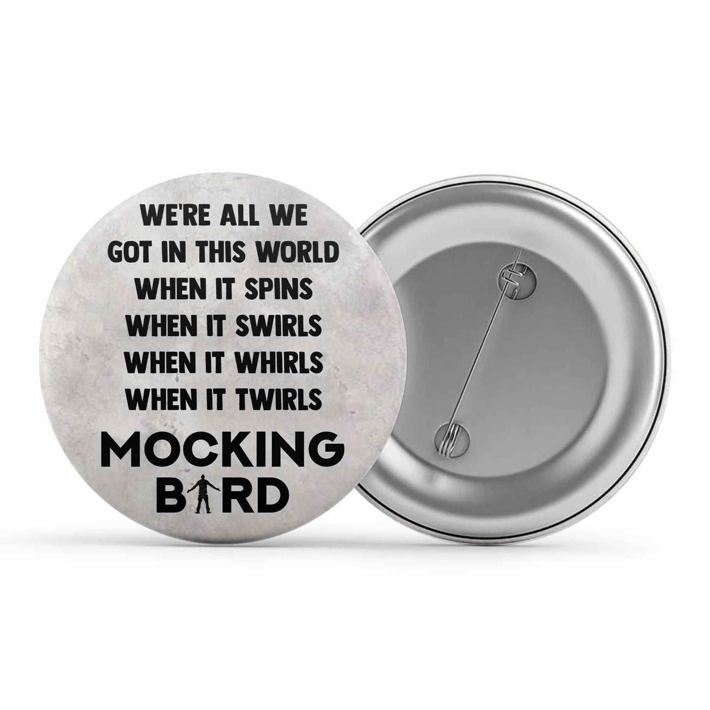 eminem mocking bird badge pin button music band buy online india the banyan tee tbt men women girls boys unisex