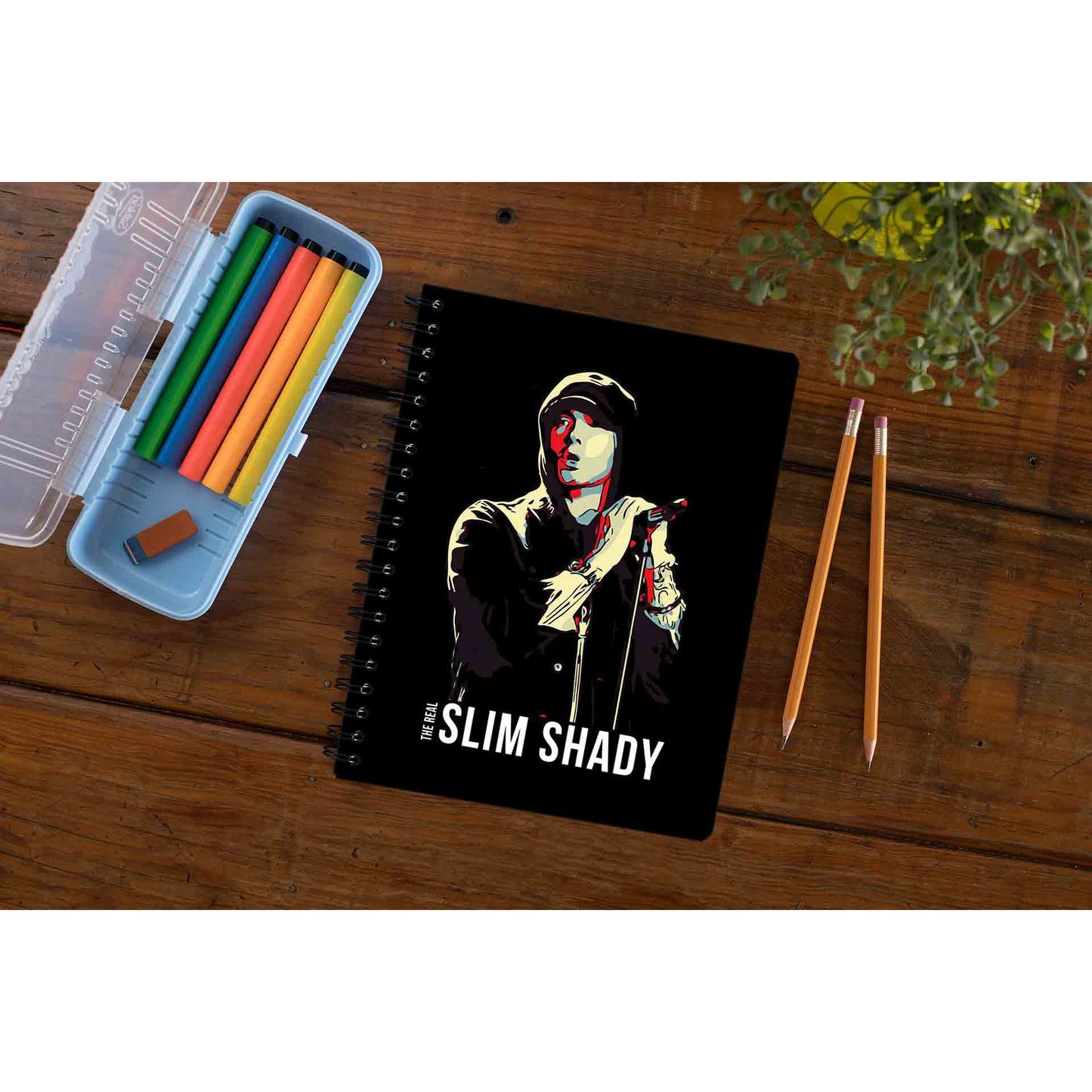 eminem the real slim shady notebook notepad diary buy online india the banyan tee tbt unruled