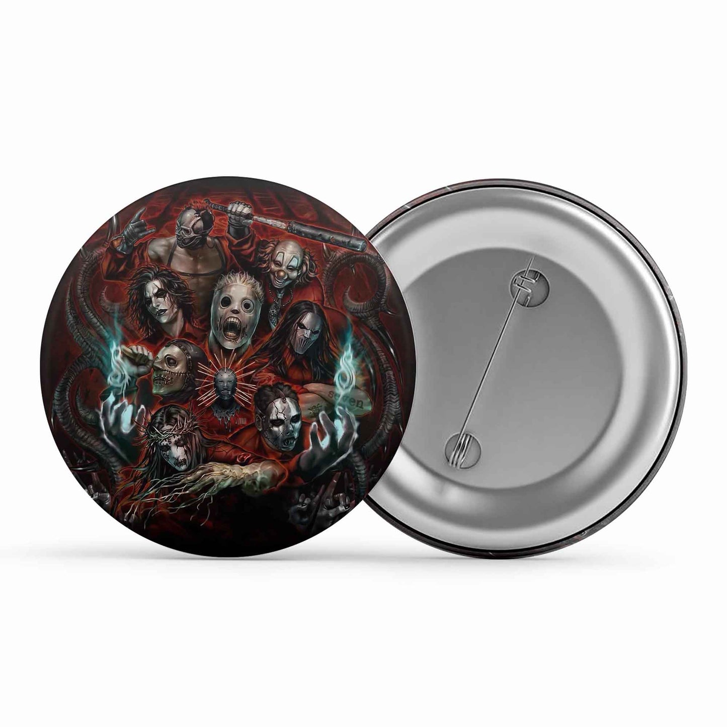 slipknot fan art badge pin button music band buy online india the banyan tee tbt men women girls boys unisex
