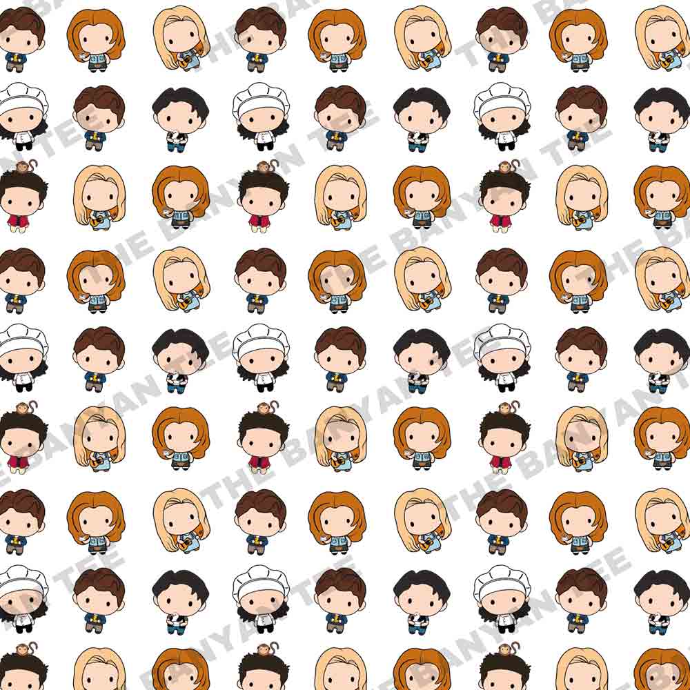 AOP Tote Bag - Best Friends