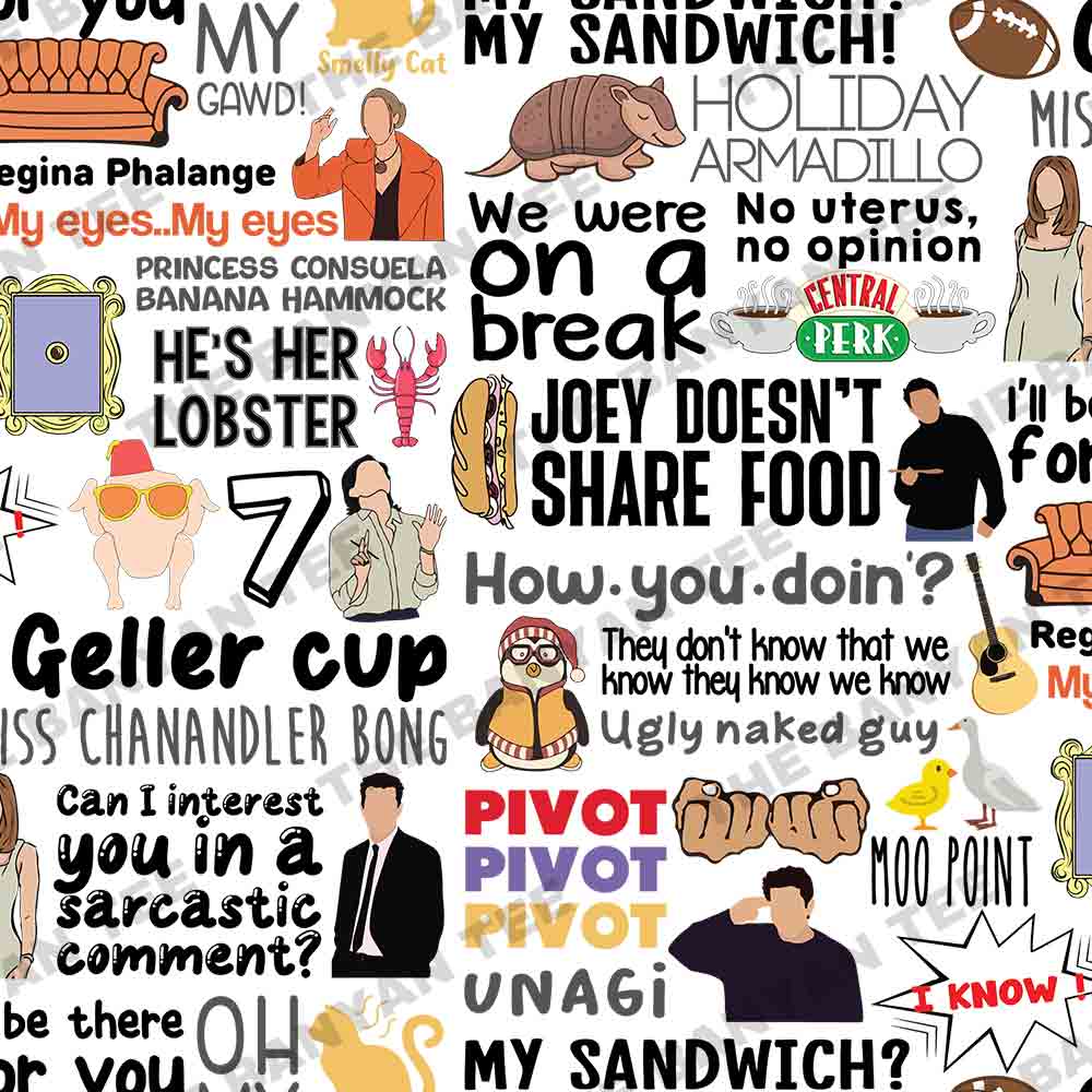 AOP Tote Bag - The One With The Doodle