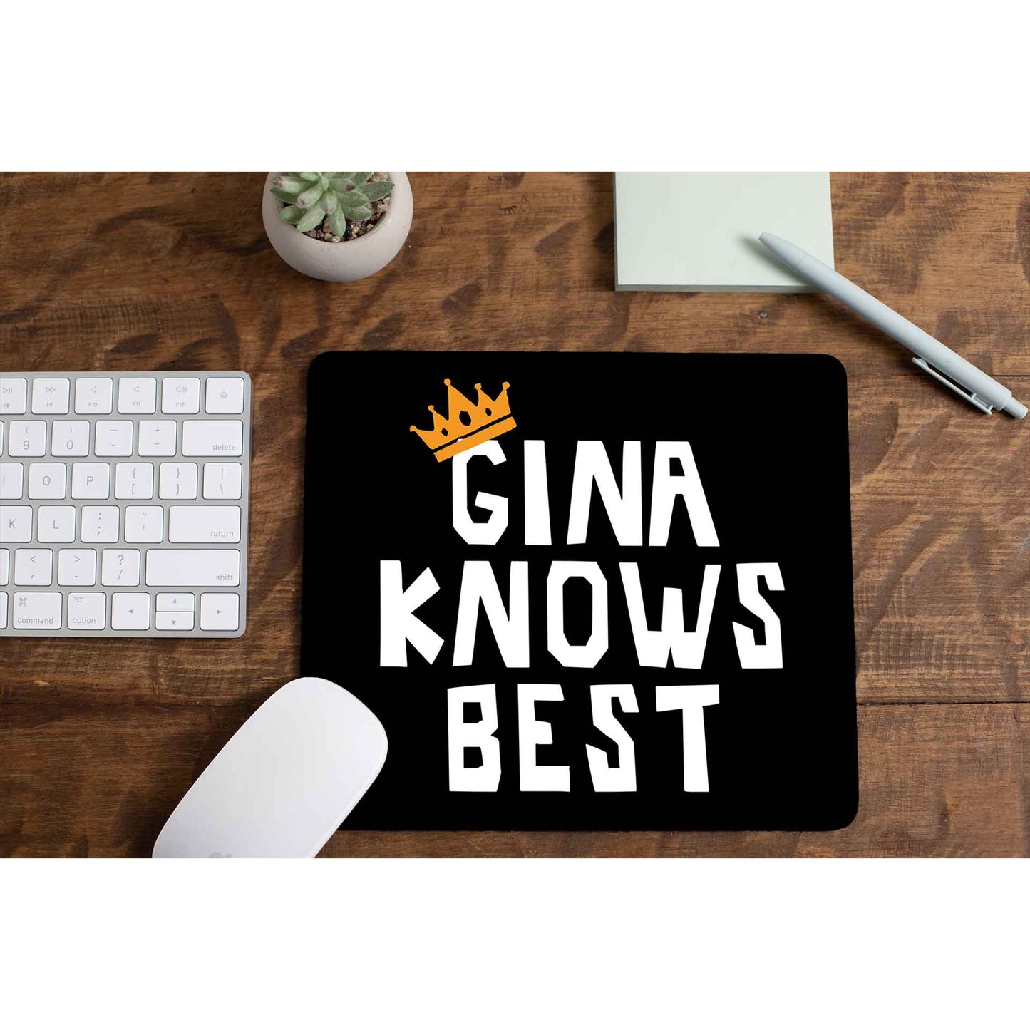 brooklyn nine-nine gina knows best mousepad logitech large anime buy online india the banyan tee tbt men women girls boys unisex detective jake peralta terry charles boyle gina linetti andy samberg merchandise clothing acceessories