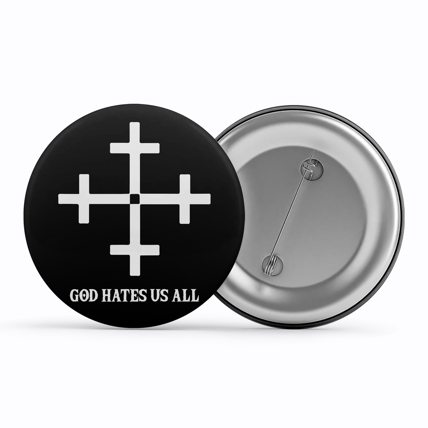 slayer god hates us all badge pin button music band buy online india the banyan tee tbt men women girls boys unisex