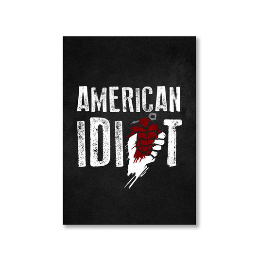 green day american idiot poster wall art buy online india the banyan tee tbt a4